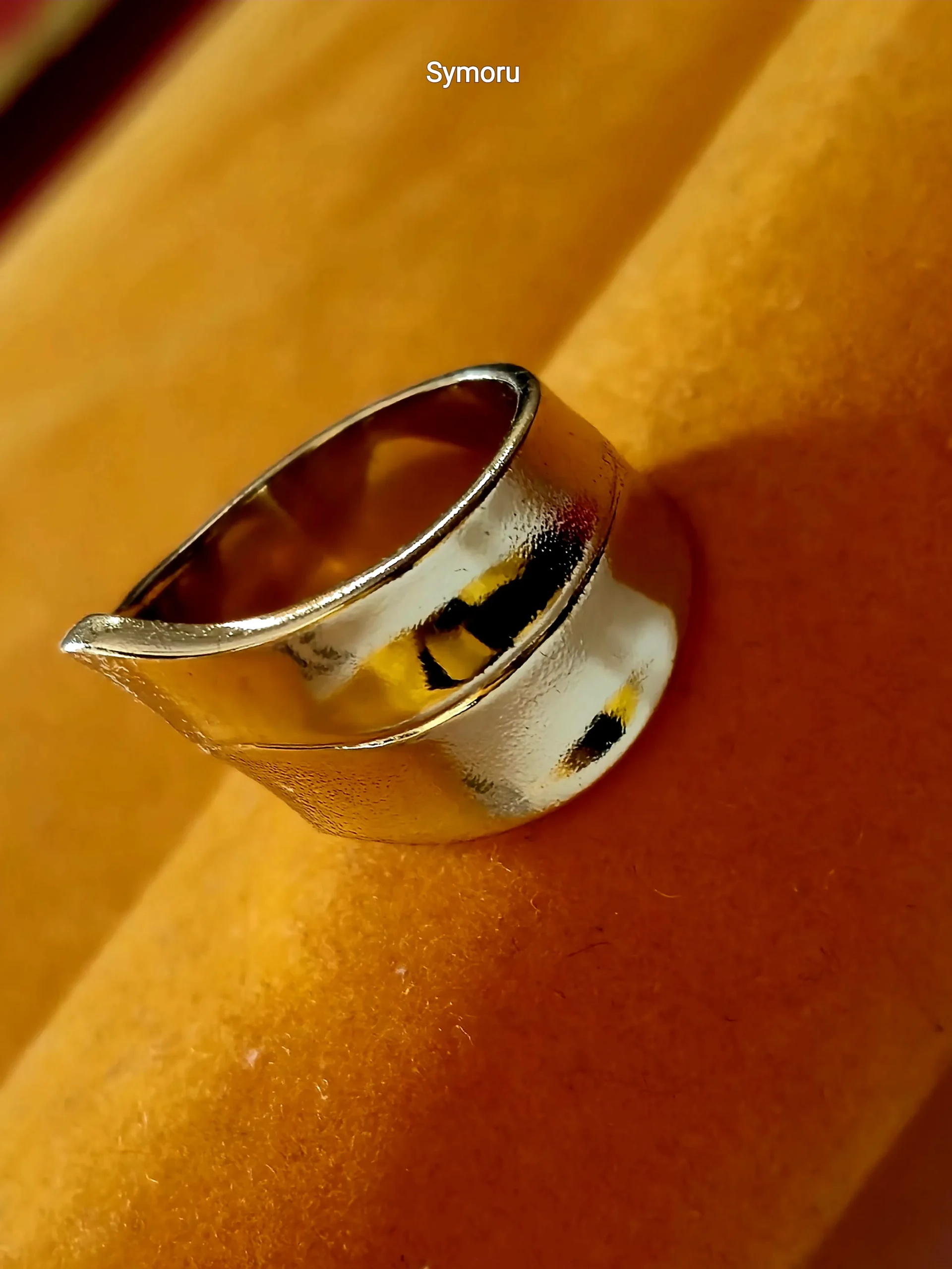 Classic Plain Gold Plated Brass Band Ring for Women & Men | Minimal Everyday Elegance | Symoru Signature - Image 2