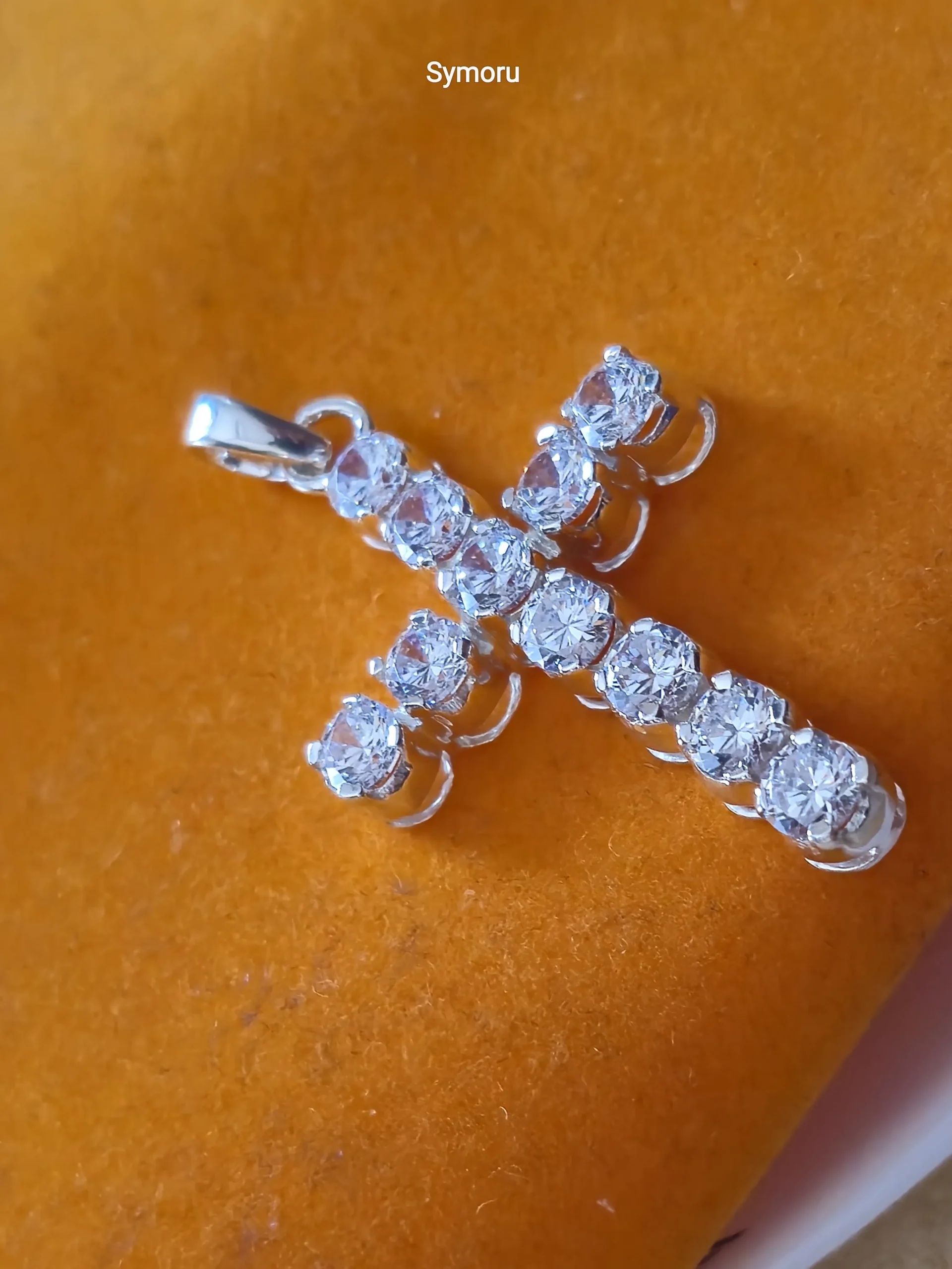 925 Sterling Silver Round Cut Zircon Cross Pendant for Women & Men | Christian Diamond Look Cross Necklace Charm | Religious Gift Jewelry | SY-SL-PS-34102 - Image 3