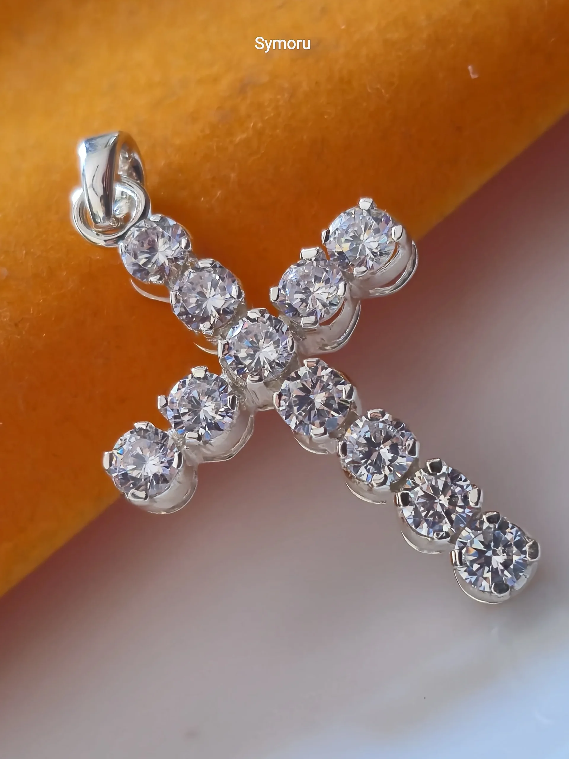 925 Sterling Silver Round Cut Zircon Cross Pendant for Women & Men | Christian Diamond Look Cross Necklace Charm | Religious Gift Jewelry | SY-SL-PS-34102 - Image 4
